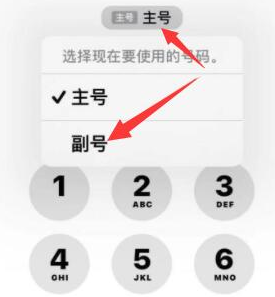 平房苹果14维修店分享iPhone 14 Pro Max使用副卡打电话的方法 