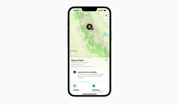 平房苹果14维修分享iPhone14系列中 FindMy功能通过卫星分享位置方法教程 
