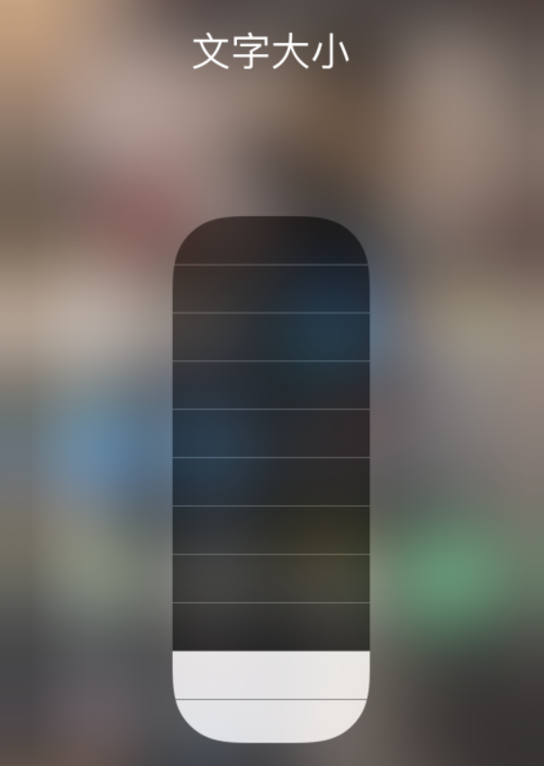 平房苹果手机维修分享小技巧：在 iPhone 控制中心快速调节字体大小 