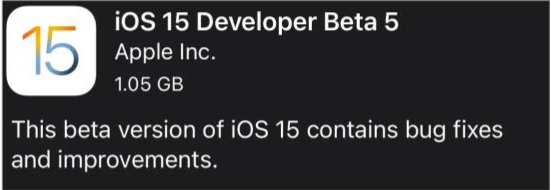 平房苹果手机维修分享如何升级到iOS15.0 beta5 
