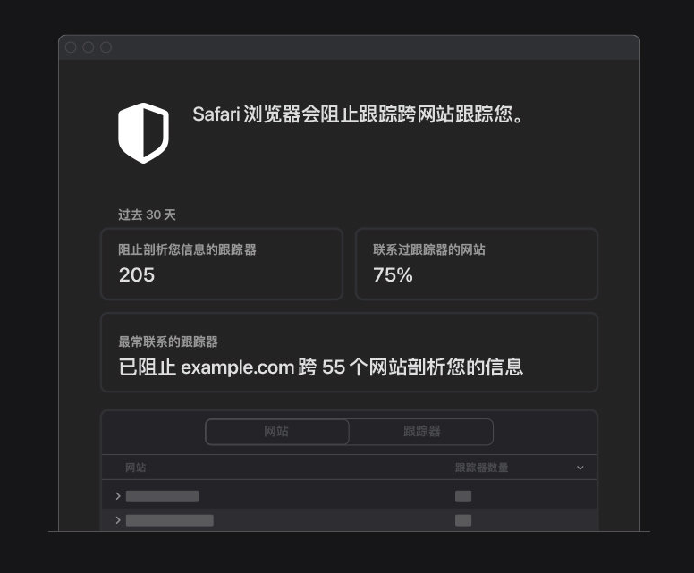 平房苹果手机维修分享如何在 Safari 浏览器中查看和打开隐私报告 